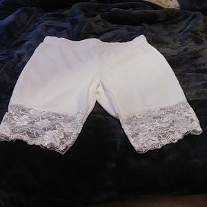 Biker Shorts with Lace Trim (never been worn)